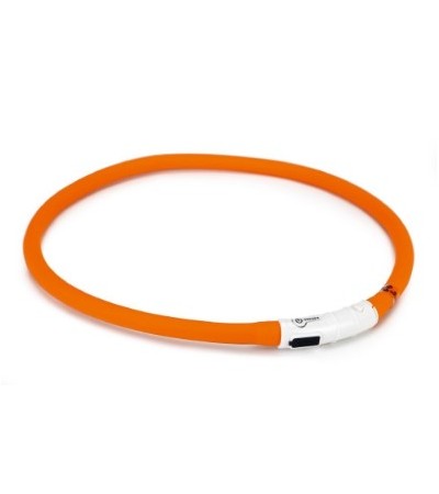 Beeztees Վզկապ շների համար USB-ով նարնջագույն 70X10 սմ - haf-haf.am