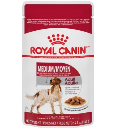 MEDIUM ADULT GRAVY 10 X 140 G - haf-haf.am