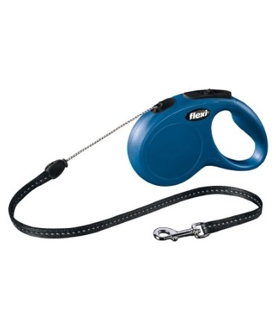 Beeztees Կառավարվող թոկ շների համար Flexi Classic կապույտ՝ ճոպանով չափսը S 5 մ - haf-haf.am