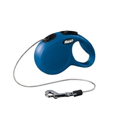 Beeztees Կառավարվող թոկ շների համար Flexi Classic կապույտ՝ ճոպանով չափսը XS 3 մ - haf-haf.am