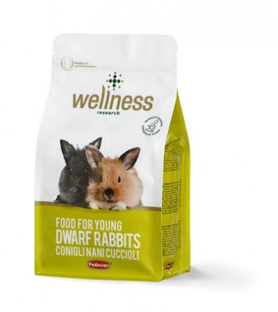 Padovan WELLNESS YOUNG DWARF RABBITS Կեր նապաստակների ձագերի համար 1կգ - haf-haf.am