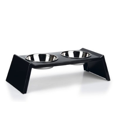 Beeztees Կերաման շների համար կրկնակի մետաղյա՝ պլաստմասե հիմքով 42X20X12 սմ - haf-haf.am