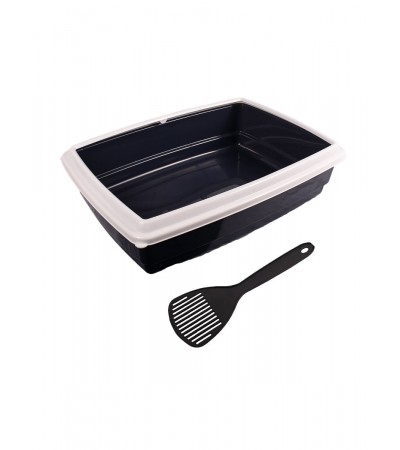 Lilli Pet կատվի զուգարան  43,5 x 34 x11cm սև - haf-haf.am