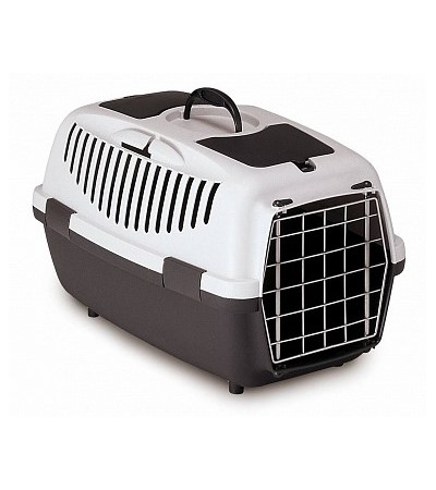 Beeztees Տեղափոխման արկղ պլաստիկից Գուլիվեր մոխրագույն-մուգ մոխրագույն համար 3 - haf-haf.am