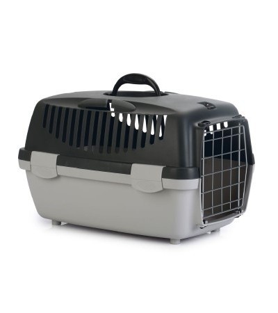 Beeztees Տեղափոխման արկղ պլաստիկից Գուլիվեր մուգ մոխրագույն-մոխրագույն համար 1 - haf-haf.am