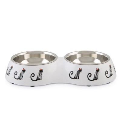 Beeztees Կերաման կատուների համար Muzy Cat՝ կրկնակի սպիտակ 27 սմ - haf-haf.am