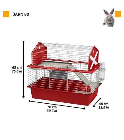 Ferplast` BARN 80 վանդակ - haf-haf.am