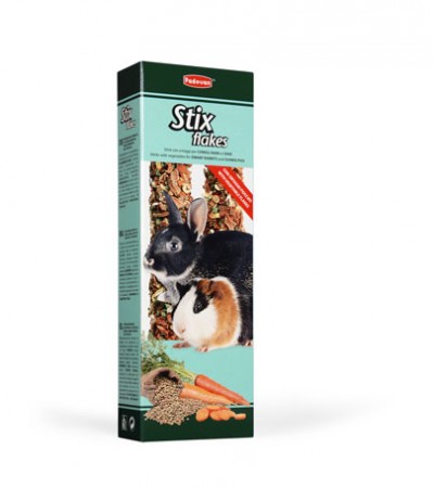 STIX FLAKES CONIGLIETTI Հավելյալ կեր կրծողների համար 100գր - haf-haf.am