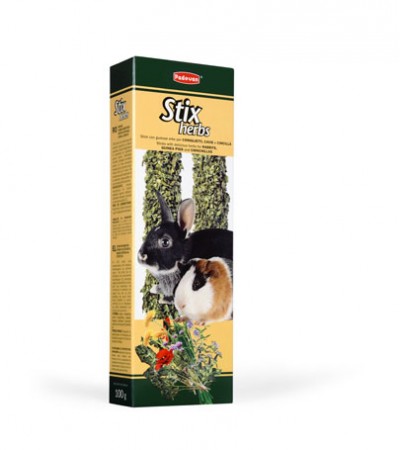 STIX HERBS CONIGLIETTI Հավելյալ կեր կրծողների համար 100գր - haf-haf.am