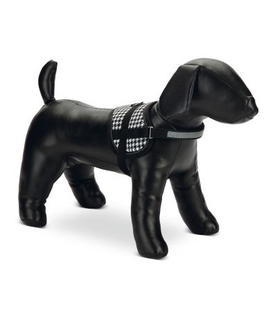 Beeztees Մարմնակապ շների համար Մինի՝ սև-սպիտակ 15X26-35 սմ - haf-haf.am