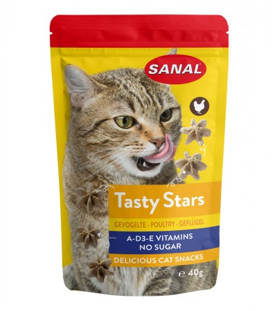 Sanal Tasty Stars Poultry 40գ - haf-haf.am