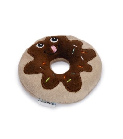 Beeztees Խաղալիք շների համար՝ փափուկ շոկոլադե դոնաթ 14 սմ - haf-haf.am