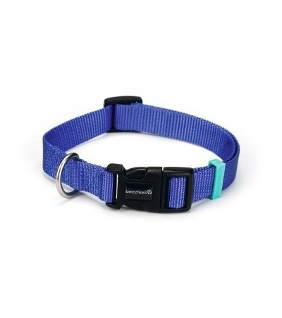 Beeztees Վզկապ շների համար UNI նեյլոնից կապույտ 26-40X15 սմ - haf-haf.am