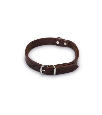 Beeztees Վզկապ շների համար շագանակագույն կաշվից 47X18 սմ - haf-haf.am